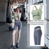 Novo colete fitness feminino 2025, roupa esportiva justa e respirável para ioga, corrida profissional, secagem rápida, com bojo no peito