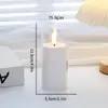 Luz de Vela Digital LED Tipo Bala Jantar à Luz de Velas Roteiro Layout de Atmosfera de Assassinato Adereços Vela com Controle Remoto Criativo