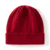 Gorro de Cachemira para Mujer, Nuevo Estilo Otoño e Invierno, Gorro de Punto Versátil, Estilo Coreano, Adelgazante, Decoración de Gorro de Cachemira Redondo Pequeño