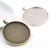 Time Gem 40mm Diâmetro Interno 13g Liga Pingente Base Jóias DIY Base Acessórios