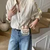 Bolsa Infantil 2025 Nuevo Estilo Coreano Bordado de Corazón Bolso tipo Silla con Adorno de Encaje de Moño para Niñas y Bolso Cruzado para Padres e Hijos