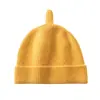 Gorro de tricô de cashmere em cores vibrantes, unissex, para homens, mulheres e crianças, estilo coreano, espessado para aquecimento, com proteção para as orelhas, gorro de tricô