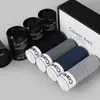 Sistema de Partículas Físicas de Turmalina Cuidado Ropa Interior para Hombre 10A Algodón de Cuatro Esquinas Calzoncillos tipo Boxer Ostra