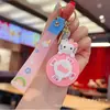 Llavero Divertido de Tocadiscos Panda Capibala Colgante para Mochila Escolar Venta al por Mayor