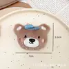 Colgante de Muñeco Oso de Dibujos Animados Accesorios para Bolsos Broche DIY Ropa Infantil Accesorios para el Cabello Zapatos Sombreros Bufandas Accesorios