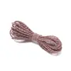 Dulce para Niños 3mm Colorido Pequeño Frijol Redondo Banda Elástica Hecha a Mano DIY Lazo para el Pelo Cuerda para el Pelo que No Lastima Tocado para Mujeres