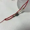 Collar con Cordón de Hilo de Oro Tejido a Mano Colgante de Jade Cuarzo, Cadena de Suéter de Hilo Tejido Fino de Alta Gama