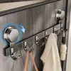 Suministros del Fabricante 6 Ganchos Ventosa Engrosada Ganchos para Puerta Fuerte Capacidad de Carga Perchero sin Taladro Almacenamiento Montado en Pared