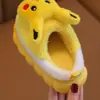 Chinelos de Algodão Infantis de Inverno Meninas Casa Desenho Animado Fofo Quente Antiderrapante Interno e Externo Sapatos de Algodão para Bebê Sapatos de Família Inverno
