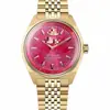 Libro Rojo Pequeño Versión de Alta Gama del Mismo Estilo de Wei Azul Hielo Triturado Rojo Rosa Sexy Exquisito Moda de Alta Gama Reloj con Correa de Acero y Cuarzo