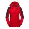 Ropa de Carga para Exteriores Tres en Uno Mono de Dos Piezas para Hombres y Mujeres Chaqueta Gruesa Cálida de Forro Polar