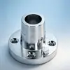 Luva de conexão com flange em liga de alumínio usinada em CNC, luva de eixo de precisão para equipamentos automatizados