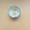 Creative Trendy Dibujo Animado Cuenco para Salsa Forma de Flor Cerámica Plato para Condimentos Ajo Olla Caliente Salsa Plato Pequeño Plato Frío Plato para Servir Pepinillos