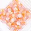 Acrílico 10mm Gradiente Imitação Olho de Gato Contas Redondas Pulseira de Contas Artesanal DIY Acessórios de Joias Atacado