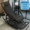Cadeira de Balanço para Idosos, Poltrona Reclinável Preguiçosa, Cadeira de Dormir para Adultos em Casa, Cadeira de Balanço para Pátio Externo, Cadeira de Varanda
