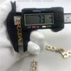 Pulsera Pulsera de Letras Chinas Estuche para Gafas Gucci Joyería con Firma Prada Herrajes Pequeños DIY Firma de Personaje Imitación Plata