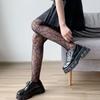 Nuevos Medias de Red Sexy con Estampado de Leopardo, Estilo Celebridad de Internet para Mujer, Primavera y Verano, Medias Negras de Encaje de Cintura Alta para Mujer