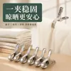 Pinzas grandes de acero inoxidable para colchas, pinzas a prueba de viento para ropa, perchas para el hogar para secar colchas y ropa, pinzas fijas para colchas