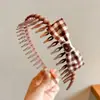 Colección de Diademas de Cabeza de Dientes para Niños y Adultos Impresionante Trenza de Calavera Alta Diadema Colores de Corte Pinza para el Cabello Antideslizante Accesorios para el Cabello