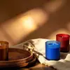 Velas aromáticas personalizadas sin humo para San Valentín, regalos de cumpleaños, vasos de vidrio esmerilado multicolor, fragancia para decoración del hogar