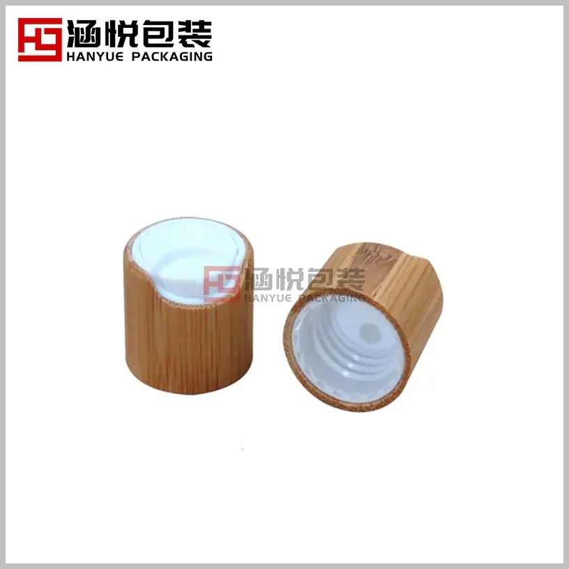 bamboo white disc cap
