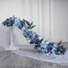Salão de Festas de Casamento e Aniversário Arranjos de Flores Artificiais, Arranjos de Flores para Mesa Longa, Arranjos de Flores de Chão, Decoração de Cenário, Flores Artificiais, Arranjos de Flores Artificiais Prontos