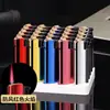 Venta al por mayor del fabricante Encendedor de metal más impresión LG Publicidad Grabado láser Encendedor desechable a prueba de viento Personalización