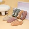 Zapatillas de algodón transfronterizas nuevas de otoño e invierno para parejas, para interiores, para el hogar, con tacón, forro polar, cálidas y ajustadas, zapatos de algodón.
