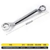 Conjunto de chaves Torx com acabamento espelhado, ferramenta multifuncional de dupla finalidade, chave Torx, chave de boca dupla