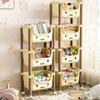 Carrito Macaron Estante de Almacenamiento Estante de Almacenamiento Gabinete de Almacenamiento de Juguetes para Niños Clasificación Multicapa Gabinete Móvil de Almacenamiento de Snacks
