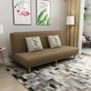 Sofá de Tela Apartamento Pequeño Doble Uso Sala de Estar Dormitorio Simple Alquiler Nórdico Perezoso Plegable Multifuncional Sofá Cama