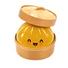 Serie de Juguetes Squishy de Pan con Cara Sonriente de Pectina DOWMOO - Juguete Suave, Lindo, Apretable para Alivio del Estrés con Rebote Lento y Característica Antiadherente