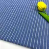 Spot fornecimento direto tecido twill tingido em fio com listras elásticas tecido com listras casaco camisa vestido terno tecido para roupas de dança