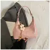 Bolso de Hombro Único de Alta Gama Sencillo para Mujer 2026 Nuevo Bolso Croissant de Mano para el Trabajo Pequeño Bolso de Mano para Salir a Trabajar