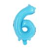 Pequeño Número 16 pulgadas Versión EE. UU. Delgado Decorativo Fiesta de Cumpleaños Comercio Exterior Globo de Papel de Aluminio Globos de Número al por Mayor
