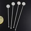 Palito Misturador de Aço Inoxidável de Fábrica Palito Misturador para Chá de Leite Coqueteleira Utensílios de Bar
