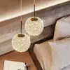 Novo lustre de cristal de cabeceira de luxo leve transfronteiriço 2024, de alta qualidade, quente e romântico, para cabeceira, sala de estar, quarto, pequeno lustre de ferro