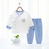 Conjunto de Ropa Interior Térmica de Algodón Peinado para Bebés Niños y Niñas Otoño 2021, Cuello Alto, Forro Polar y Engrosado para Calidez