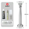 Batente de Porta Estendido Invisível de Aço Inoxidável Sem Furos Sucção Magnética Forte na Parede Topo da Porta Para-choque de Porta de Banheiro Batente de Porta Anti-Colisão Sucção no Chão