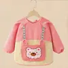 Babero Impermeable de Pana para Bebé para Comer, Anti-Suciedad, Otoño e Invierno, Babero Unisex para Bebé, Babero Infantil