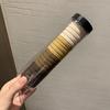 Versión coreana de 20 latas de cuerda elástica alta para la cabeza, banda de goma sin costuras para la cabeza de mujer, no daña el cabello, cuerda para el cabello, anillo para el cabello