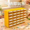 Caixa de Armazenamento de Peças LEGO Mingfeng Gaveta Compartimentada Recipiente de Armazenamento de Blocos de Construção Caixa Organizadora de Acessórios Caixa de Componentes Modular
