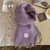 Bufanda nueva de mezcla de lana, bufanda de color liso para mujer para invierno, bufanda tejida cálida de longitud media, calentador de cuello, venta al por mayor para ventas transfronterizas