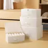 Caja de Almacenamiento para Ropa de Algodón y Lino Color Crema con Cremallera, Caja de Almacenamiento Plegable, Caja Organizadora de Gran Capacidad para Edredones y Ropa