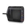 Cargador de teléfono móvil de carga rápida 3.1A PD + 5USB tipo-cPD Cabezal de carga de viaje multipuerto europeo y americano británico Venta al por mayor