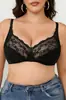 Lencería europea de talla grande transfronteriza, sujetador para mujer, estilo europeo y americano de Amazon, encaje, sin aros, push-up, estilo nuevo
