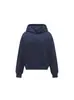 Moletom com Capuz e Bordado de Raio Americano Retro High Street Cleanfit Curto 2025 para Homens e Mulheres Jaqueta Hoodie