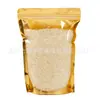 Bolsas tipo doy-pack aluminizadas con cierre transparente, bolsas autosellables para nueces, frutas secas, té de flores, snacks y empaque de alimentos, en stock