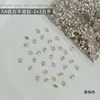 2*3 strass de circonita ovalada para decoración de uñas, strass blancos de moda y deslumbrantes, de fondo plano y forma irregular, accesorios de circonita para uñas ponibles
