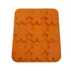 Suministro de fábrica de Amazon molde de chocolate de hombre de jengibre de 9 cavidades bandeja de silicona para hornear de Navidad suministros de cocina creativos al por mayor
